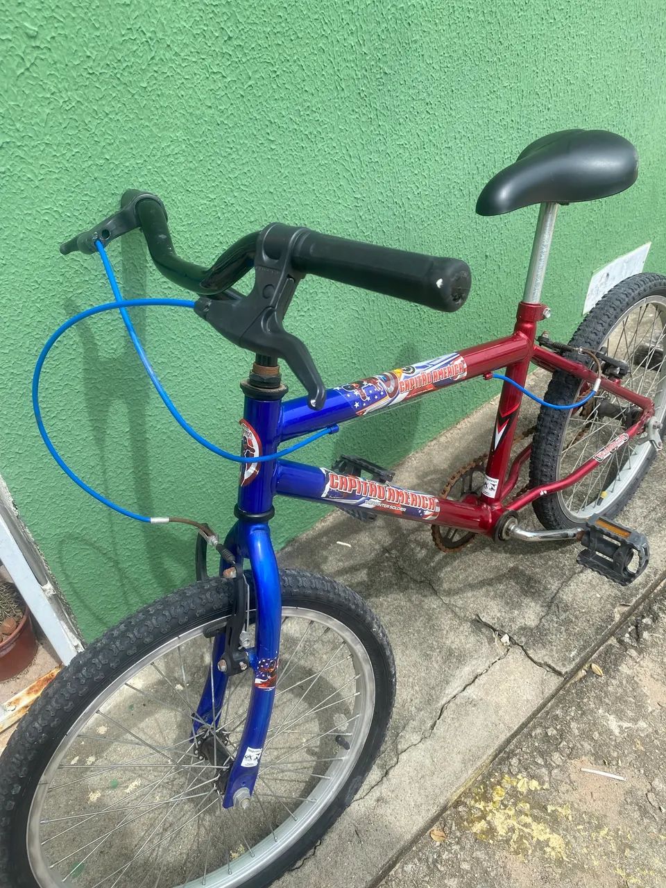 Troco bicicleta infantil em celular 