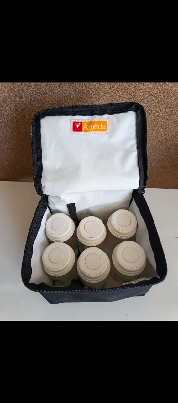 Kit Ameda para transporte de leite materno - Foto 4