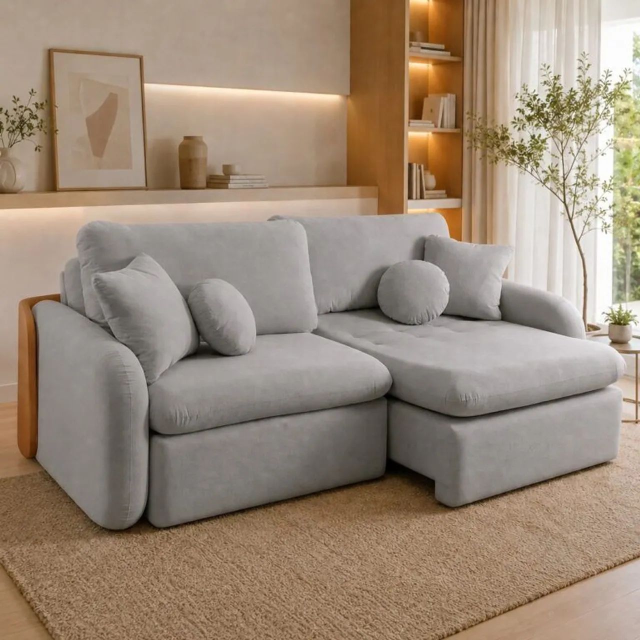 Sofá  Cama Retrátil Organ 2.30m - Entrega Rápida  - Foto 2