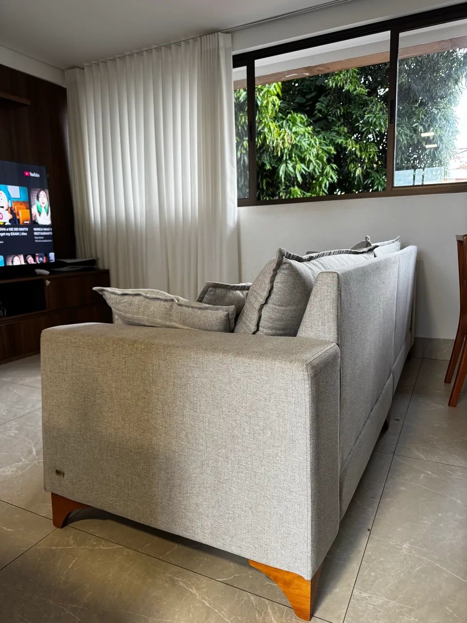 Sofá de linho 2,40M X 0,90 M - Foto 3