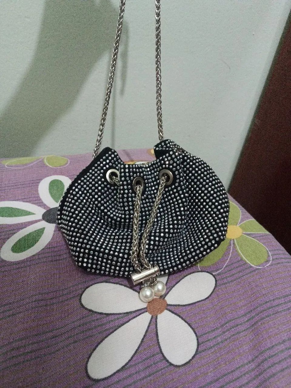 Bolsa de strass - Foto 2