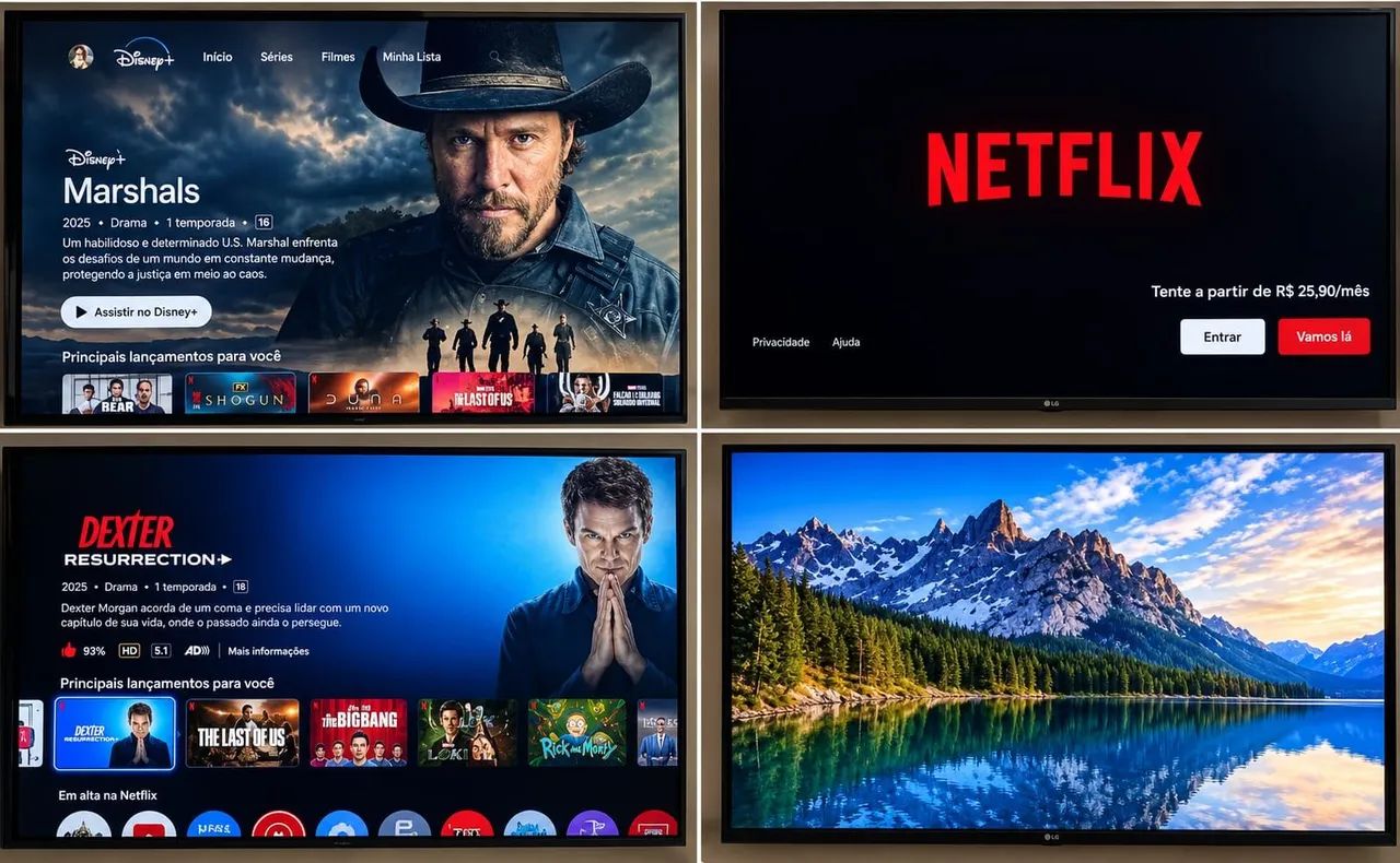 Tv 4K de 65 polegadas 