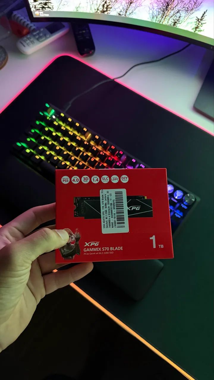 SSD NVME XPG 7400MB/s TOP DE LINHA - Foto 2