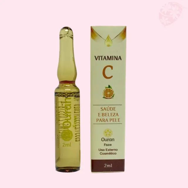 ampola de serum vitaminca C pura para rosto 