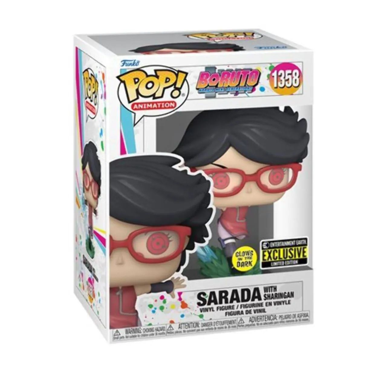 Funko Pop! Sarada Uchiha with Sharingan - Glows in the Dark - Foto 2