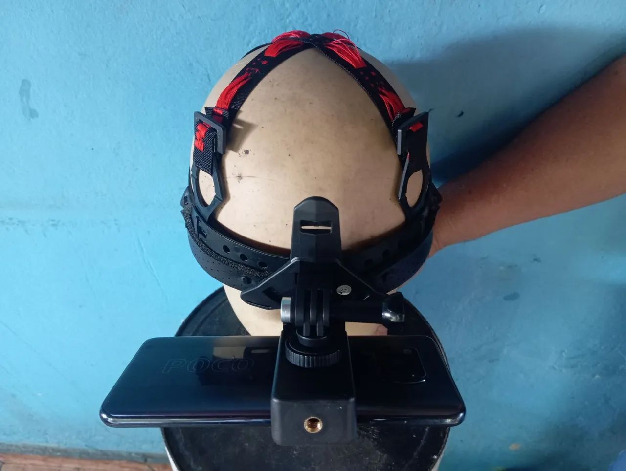 Suporte de cabeça para celular e câmeras para gravações de vídeos  - Foto 5