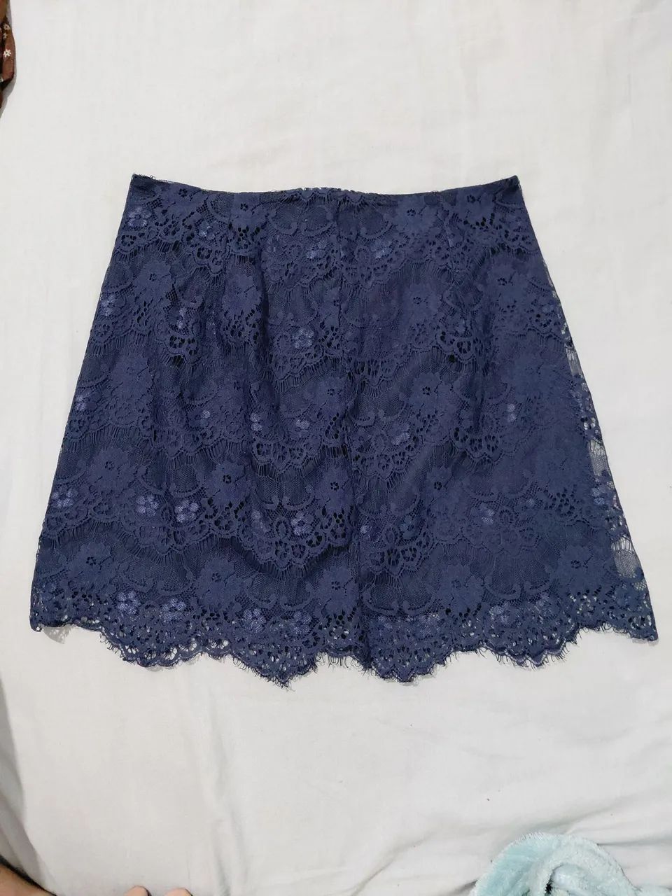 Saia forever 21 azul 