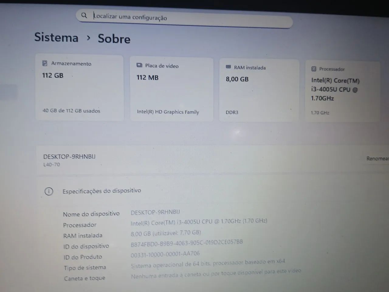 Notebook Positivo Premium - i3 4ª Geração | SSD | 8GB RAM - Foto 2