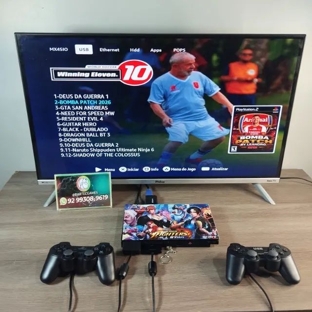 Ps2 tunado com muitos jogos  - Foto 4