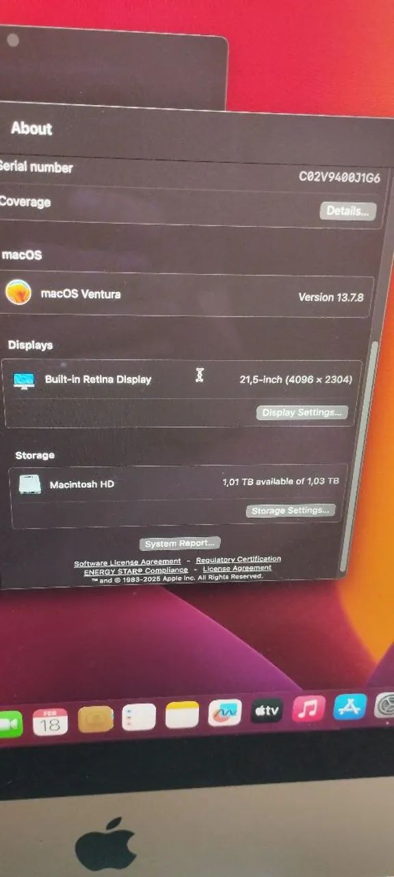 Imac 21,5" 2017 - Foto 2