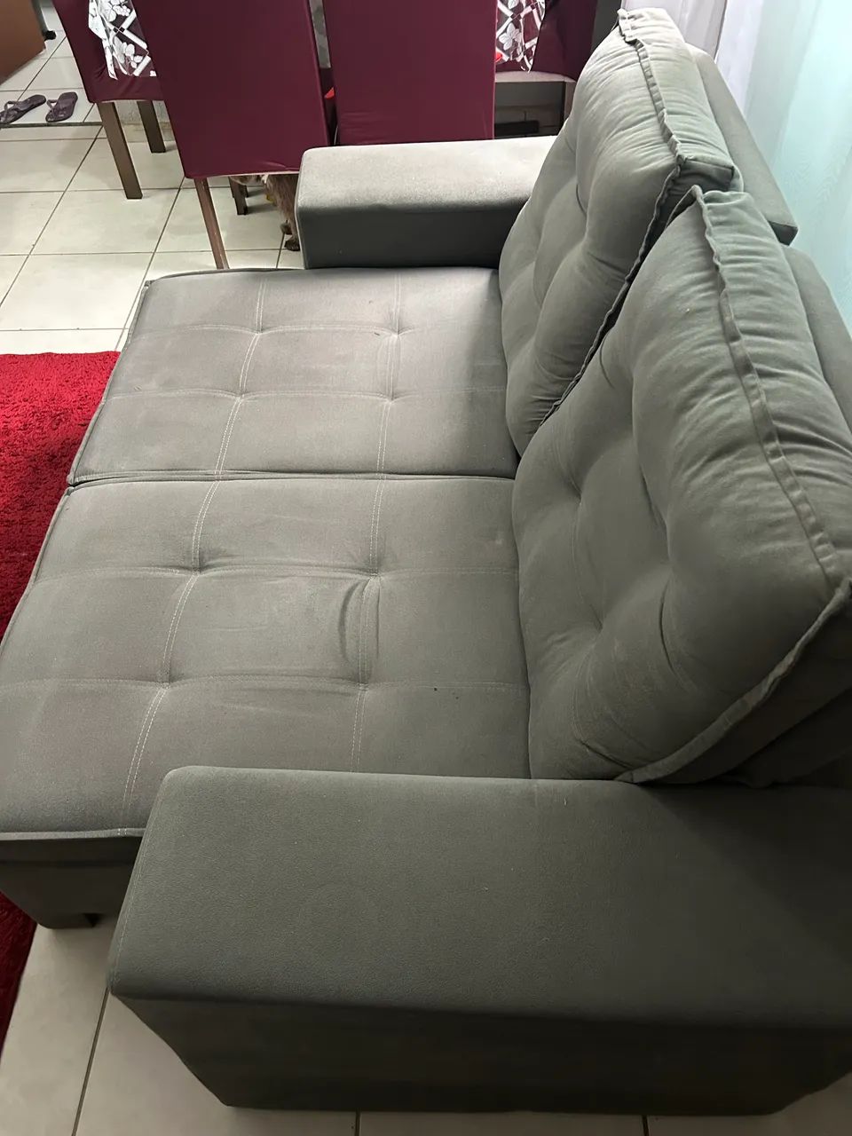 ? Sofá Retrátil e Reclinável - Ótimo Estado - Foto 2
