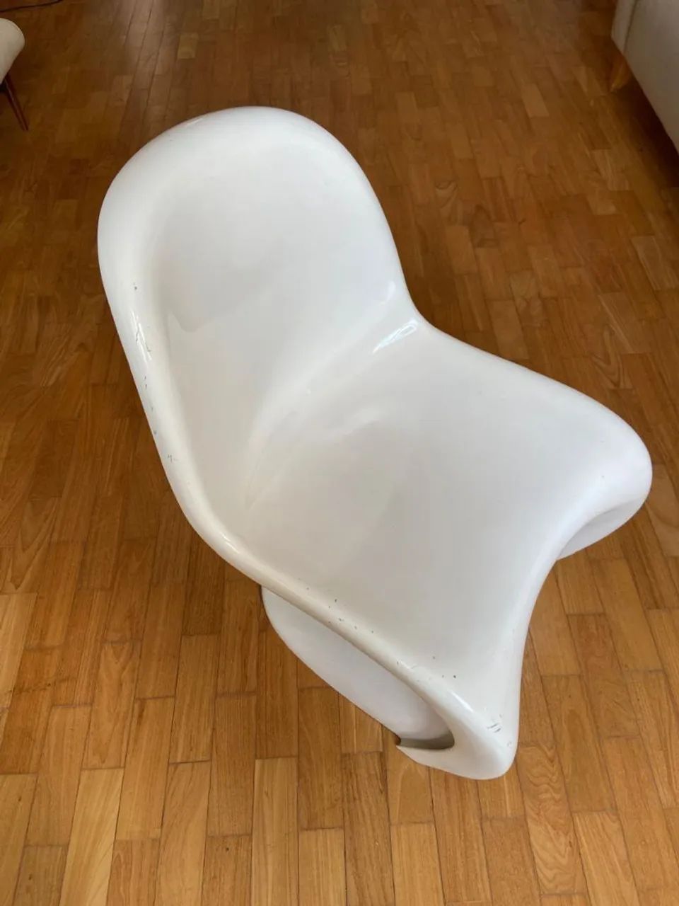 Cadeira Panton branca - Foto 3