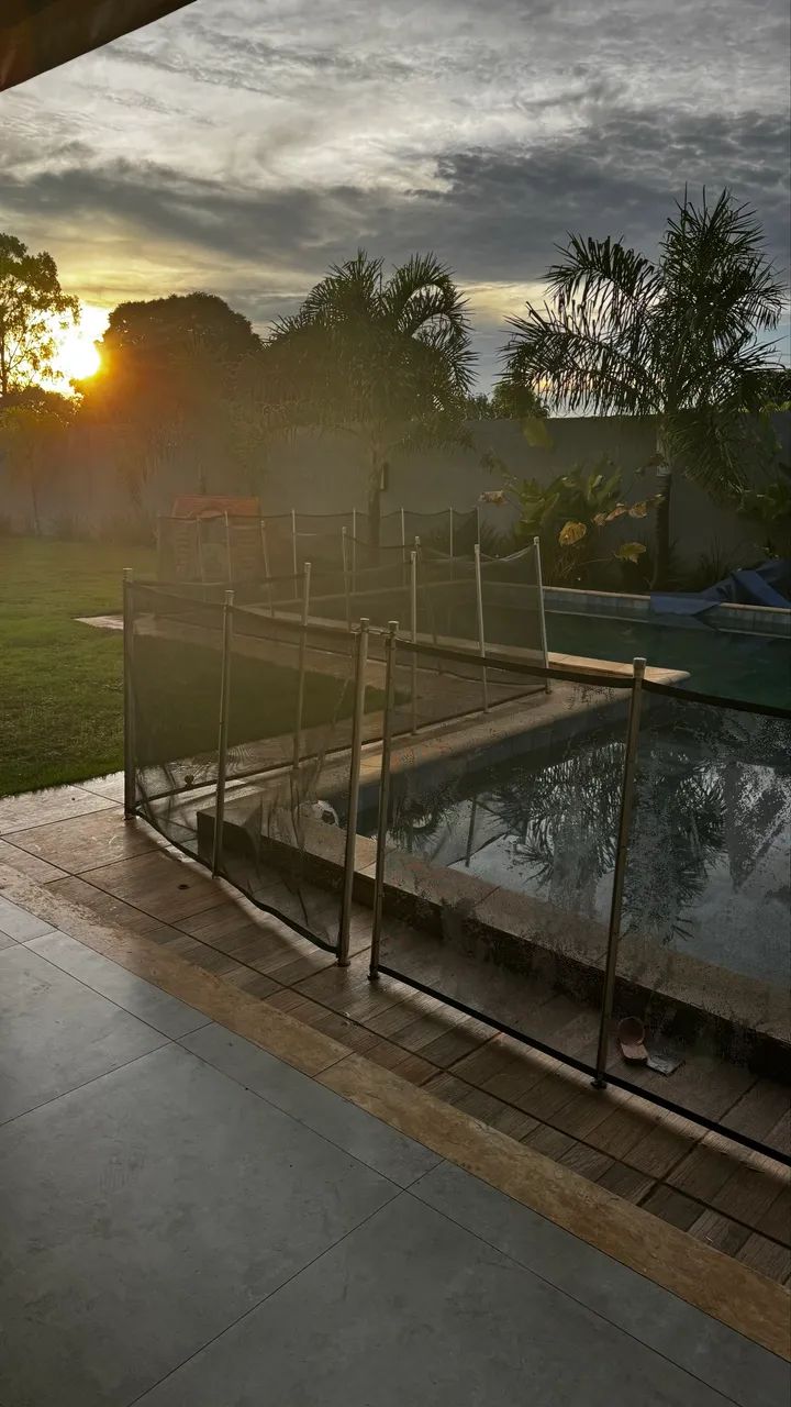 Cerca de piscina removível  - Foto 3