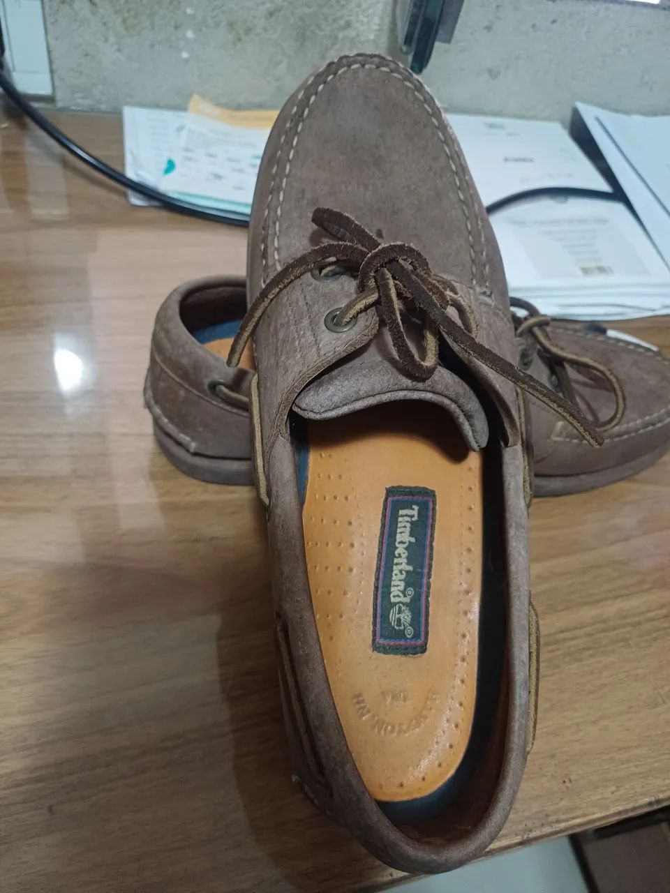 Sapato de couro marca tinberland  - Foto 2