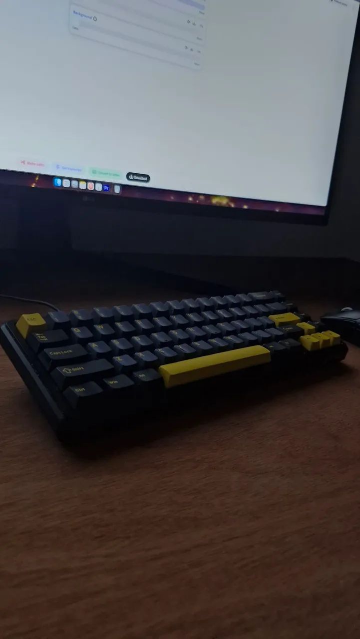 Teclado mecânico magnético atack shark 60% - Foto 4