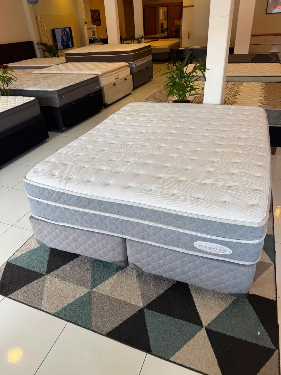 Cama Box Queen MAXFLEX  SEMINOVO TOP - ENTREGAMOS - Foto 4