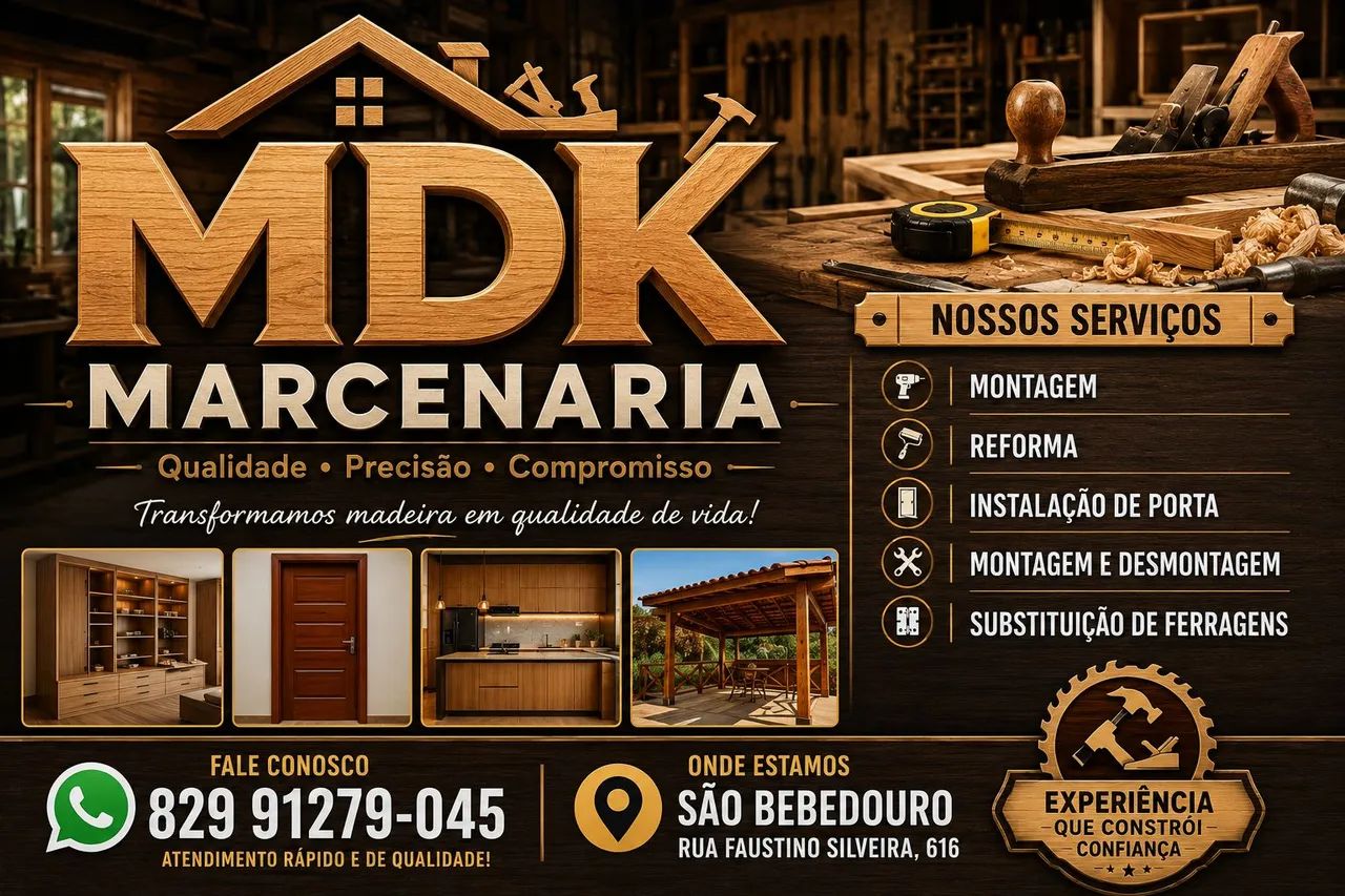 Marceneiro e carpinteiro 