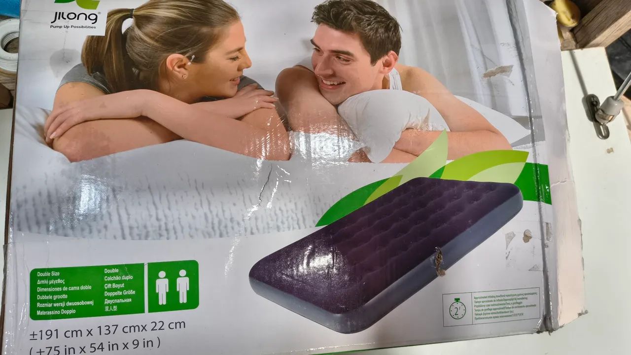 Colchão inflável casal mais bomba 