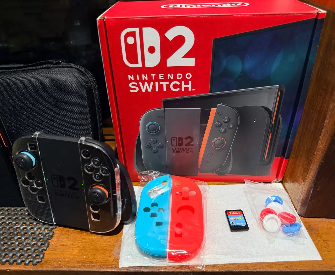 Nintendo Switch 2 Completo - Extras + 4 Jogos ( 1 mídia física