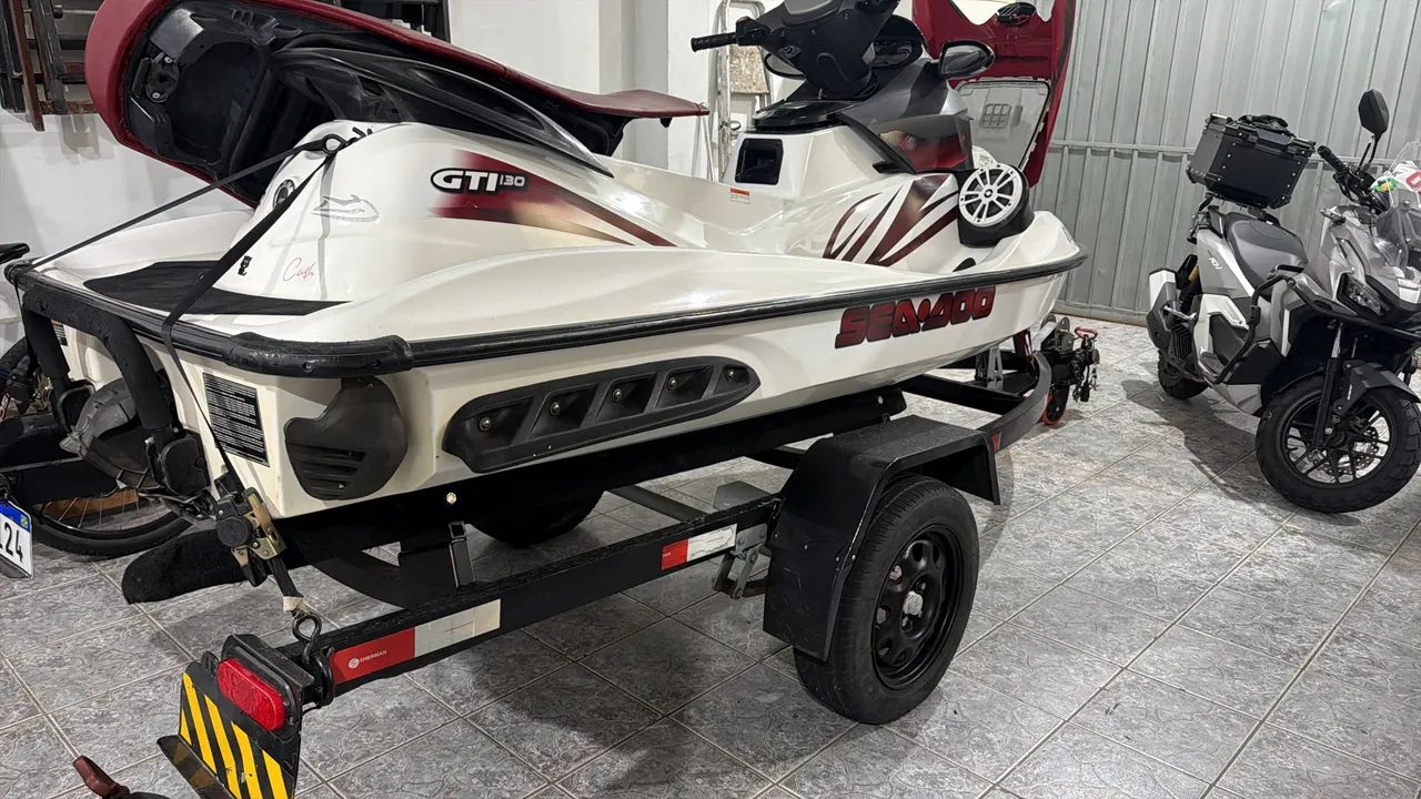 Jetski Seadoo GTI 130 2009 / Carreta Paes de Alumínio - Oportunidade  - Foto 2