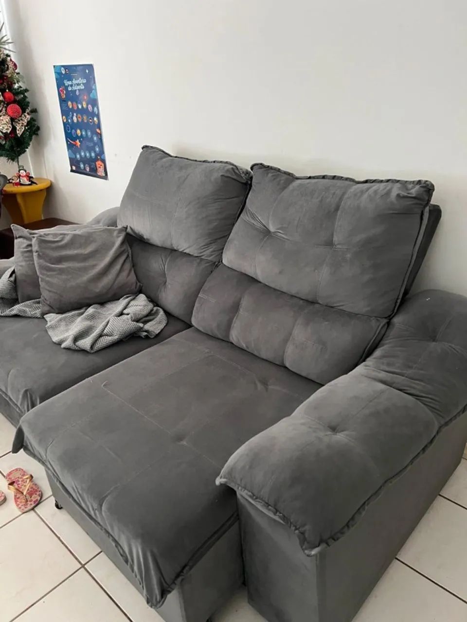 sofá cama retrátil e reclinável  - Foto 2