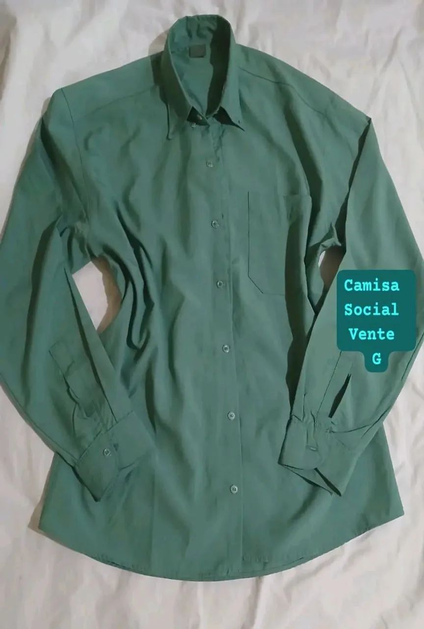 Camisa Social Masculina G - Foto 2