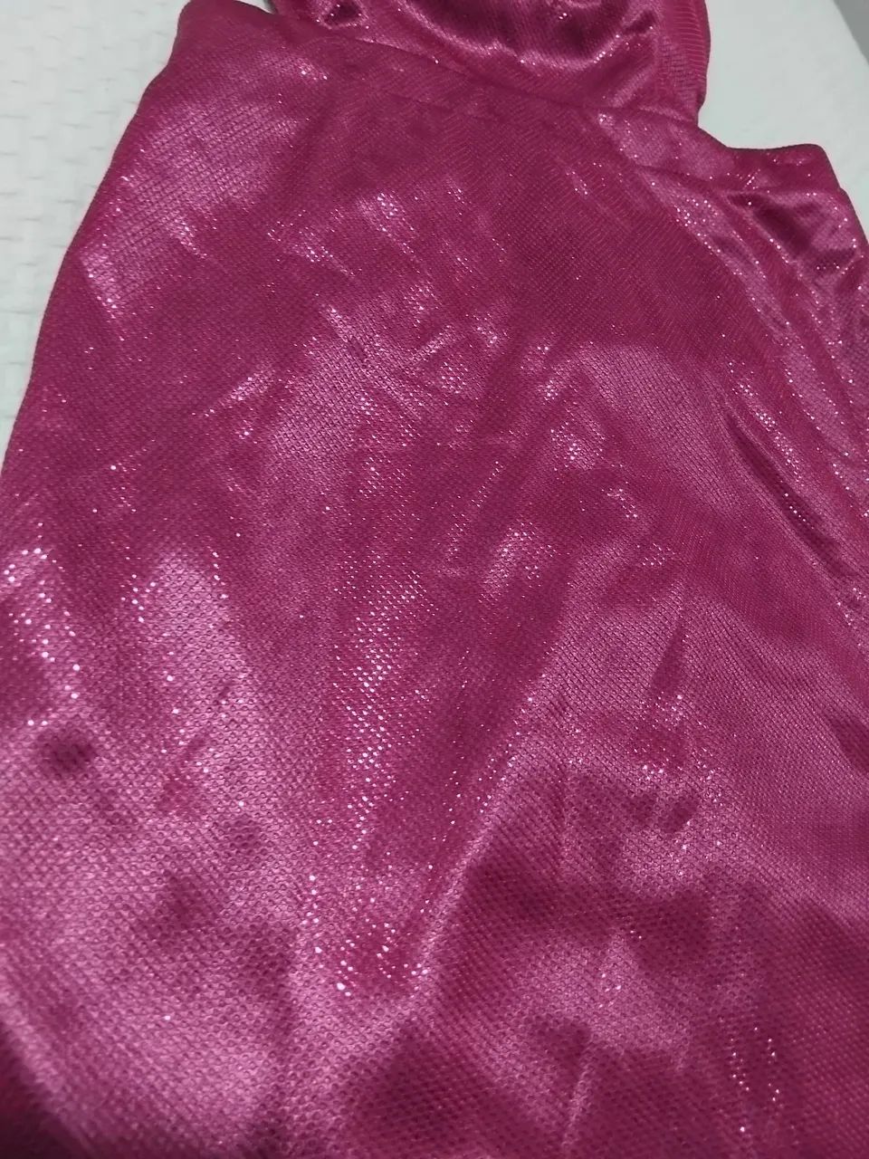 Vestido Rosa chiclete de brilho - Foto 3