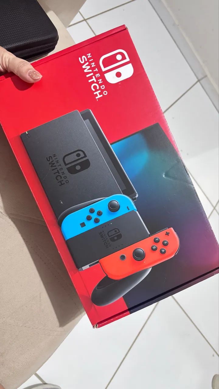 Nintendo Switch - Único dono! - Foto 4