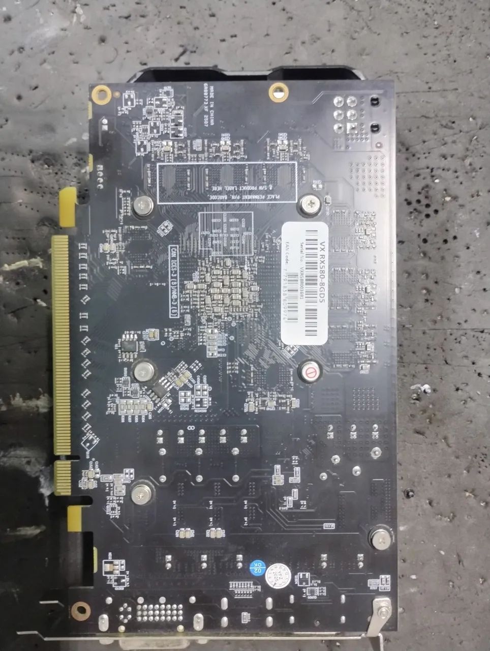 placa de vídeo RX580 
