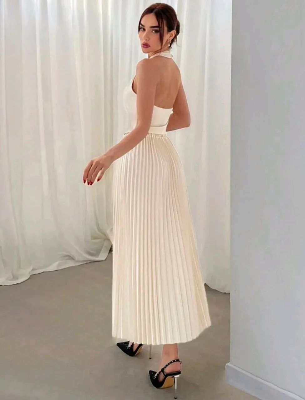 Conjunto Saia e Colete Feminino - Lindo e Elegante - Foto 2