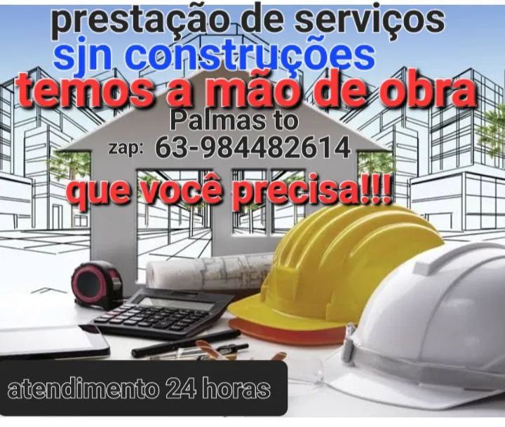 Prestadora de serviço construção civil. Palmas Tocantins 