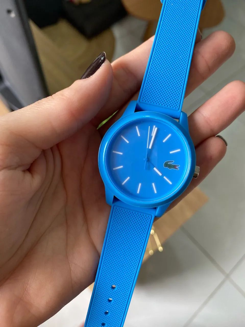 Relógio Lacoste azul - original 