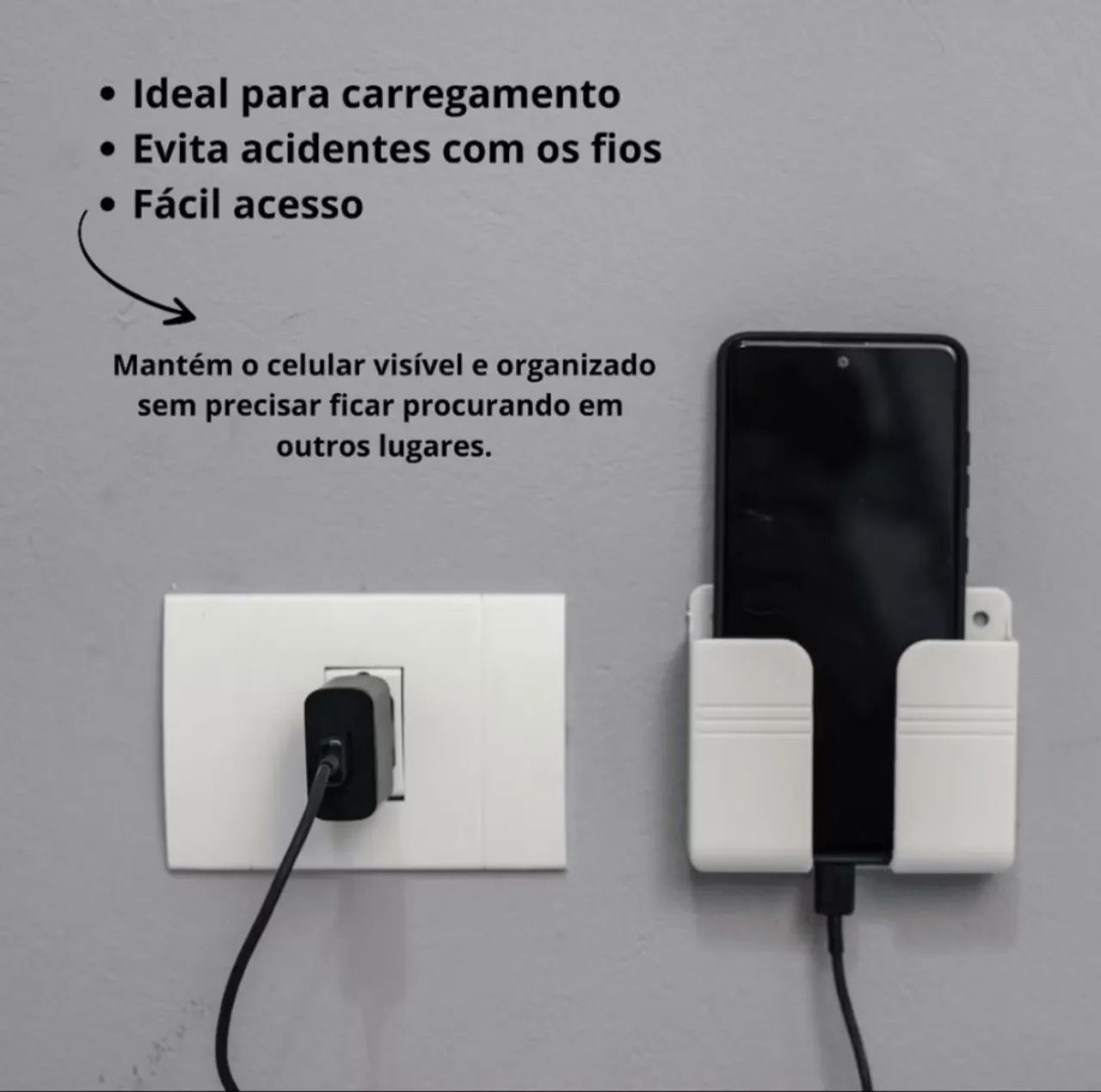 Suporte de parede para celular - Foto 2