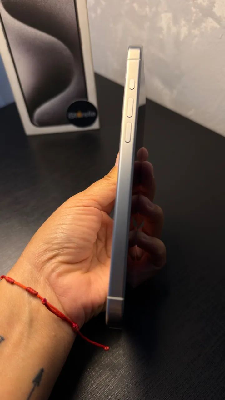 iPhone 15 PRO MAX 256GB Branco Seminovo - Foto 5