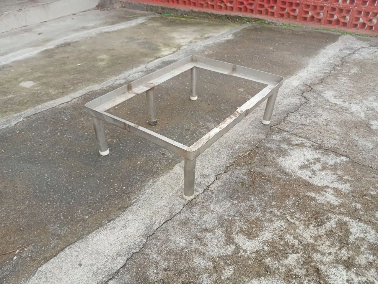 Cavalete aço inox 72 x 52 e 24 de altura - Foto 6