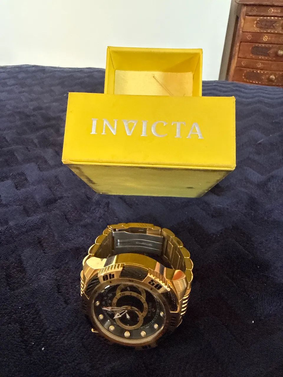 Relógio Invicta Original - banhado ouro 