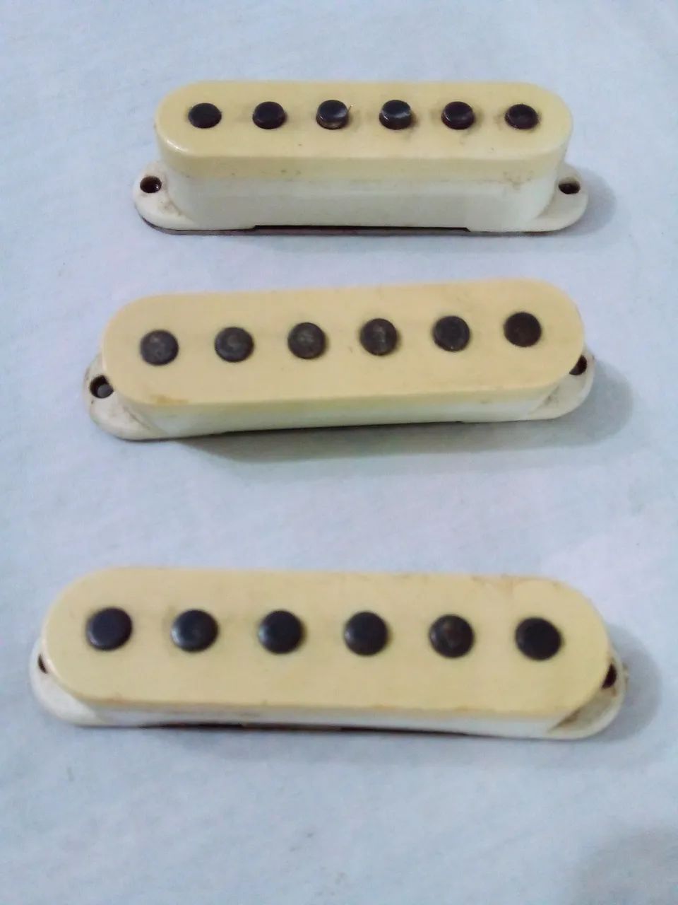 Kit com 3 captadores Single Coil para guitarra