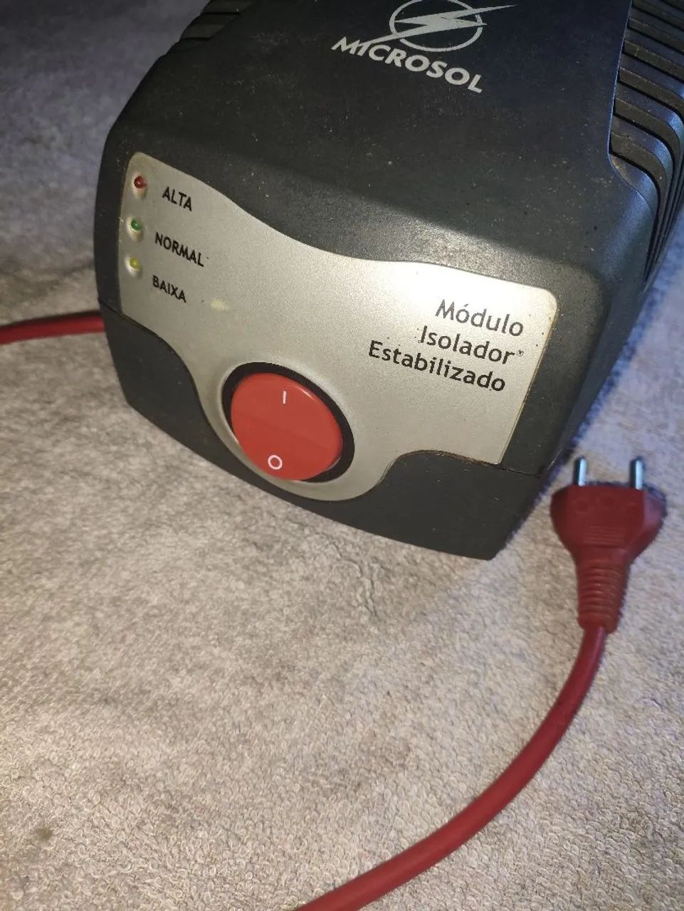Estabilizador Microsol 440VA Bivolt Funcionando Perfeitamente