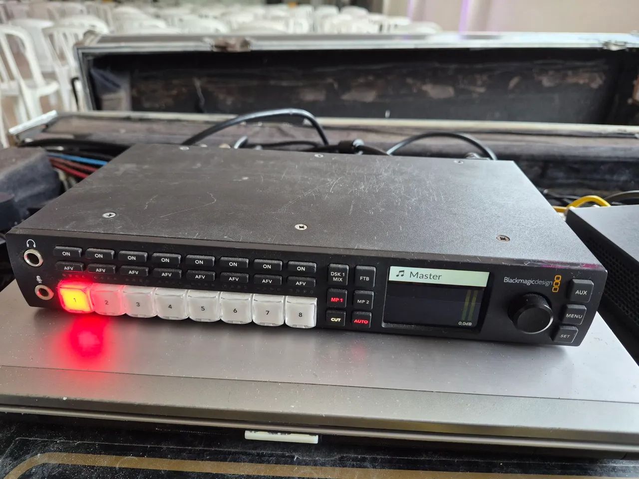Blackmagic ATEM Television Studio HD - Funcionando (AUX com defeito)