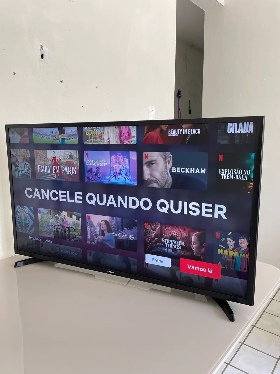 Tv Smart 40 Polegadas Samsung - Muito Nova