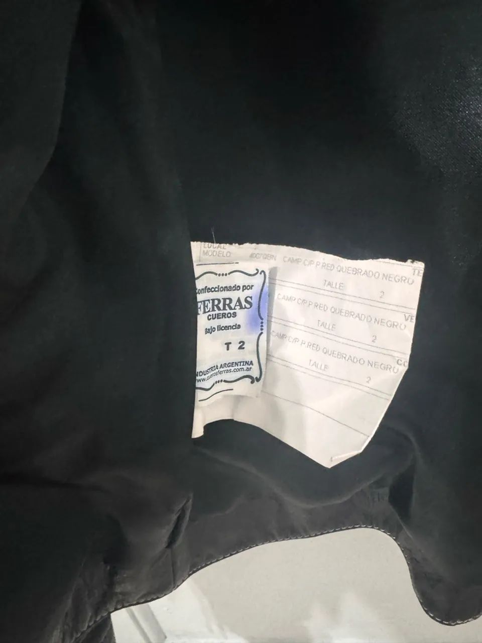 JAQUETA DE COURO LEGÍTIMO IMPORTADO - Foto 3