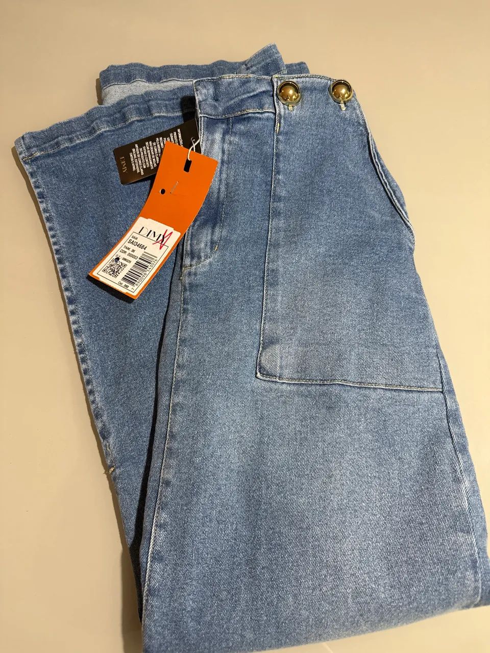 Saia Jeans Longa Dimy - Tamanho 36 - Foto 2