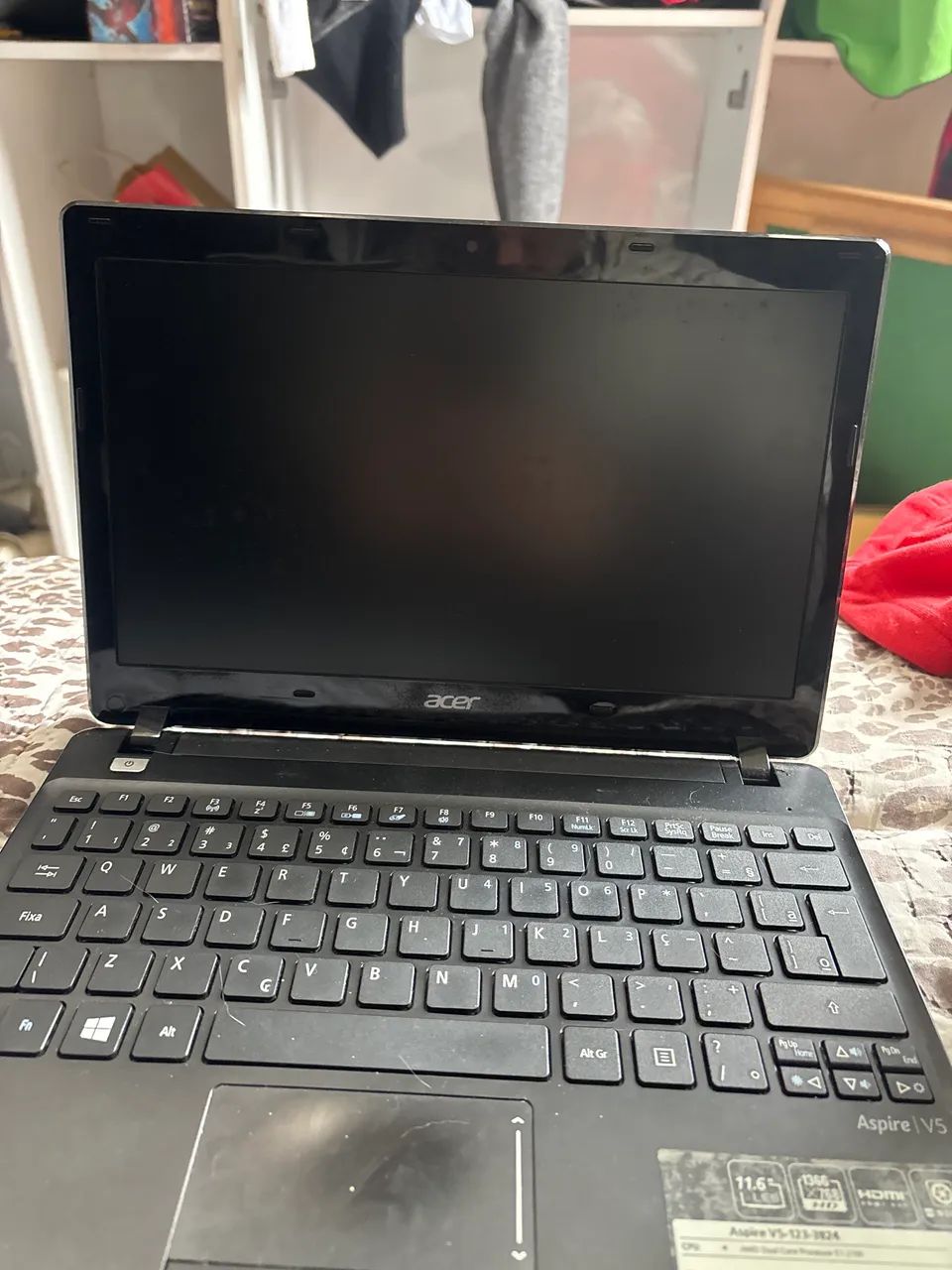 Notebook Acer antigo 