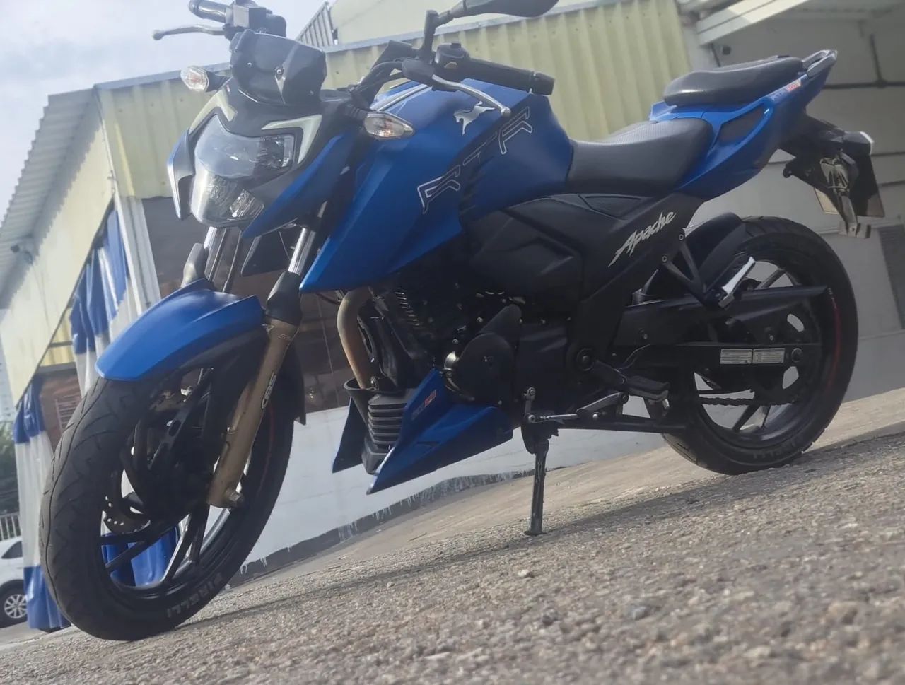  TVS Apache RTR 200 Azul | 2022/2023 - Foto 2