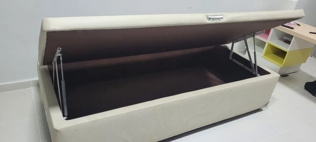 Cama box baú solteiro Pelmex
