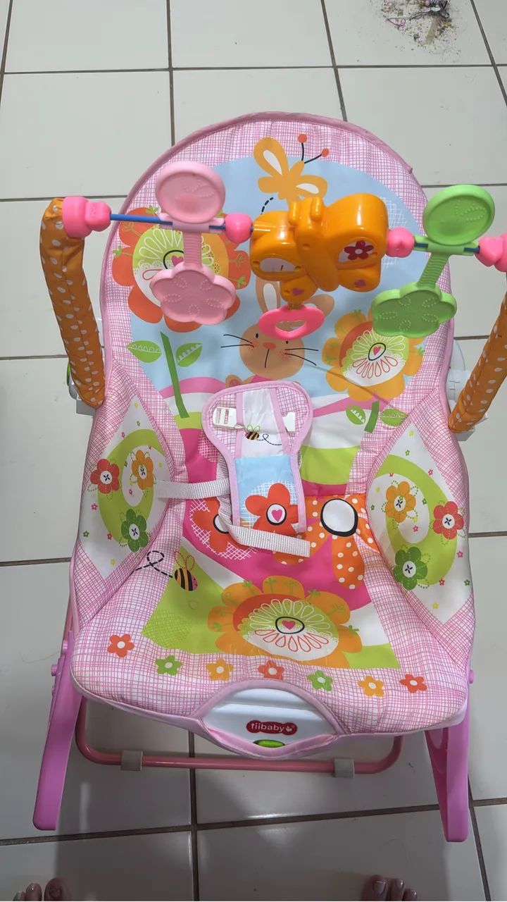 Cadeira de bebê que vibra