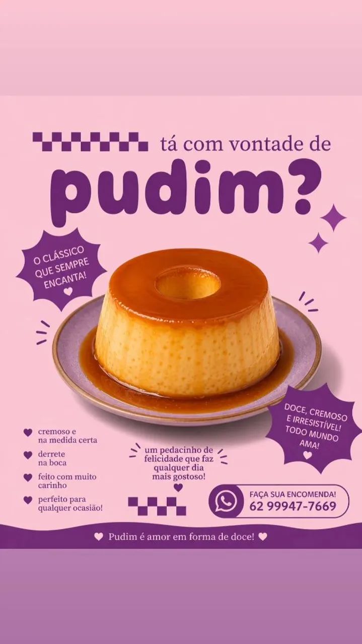 Bolo gelado e Pudim  - Foto 2