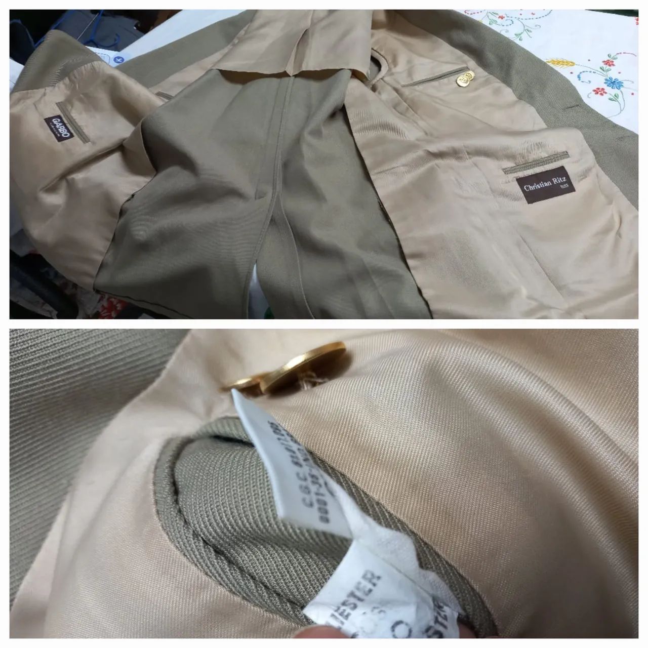 Blazer masculino tamanho 50 GARBO  - Foto 3