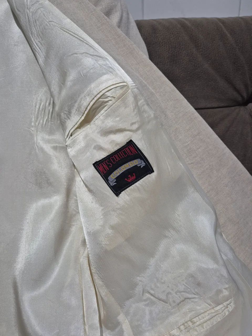 blazer / paletó masculino linho bege - Foto 3