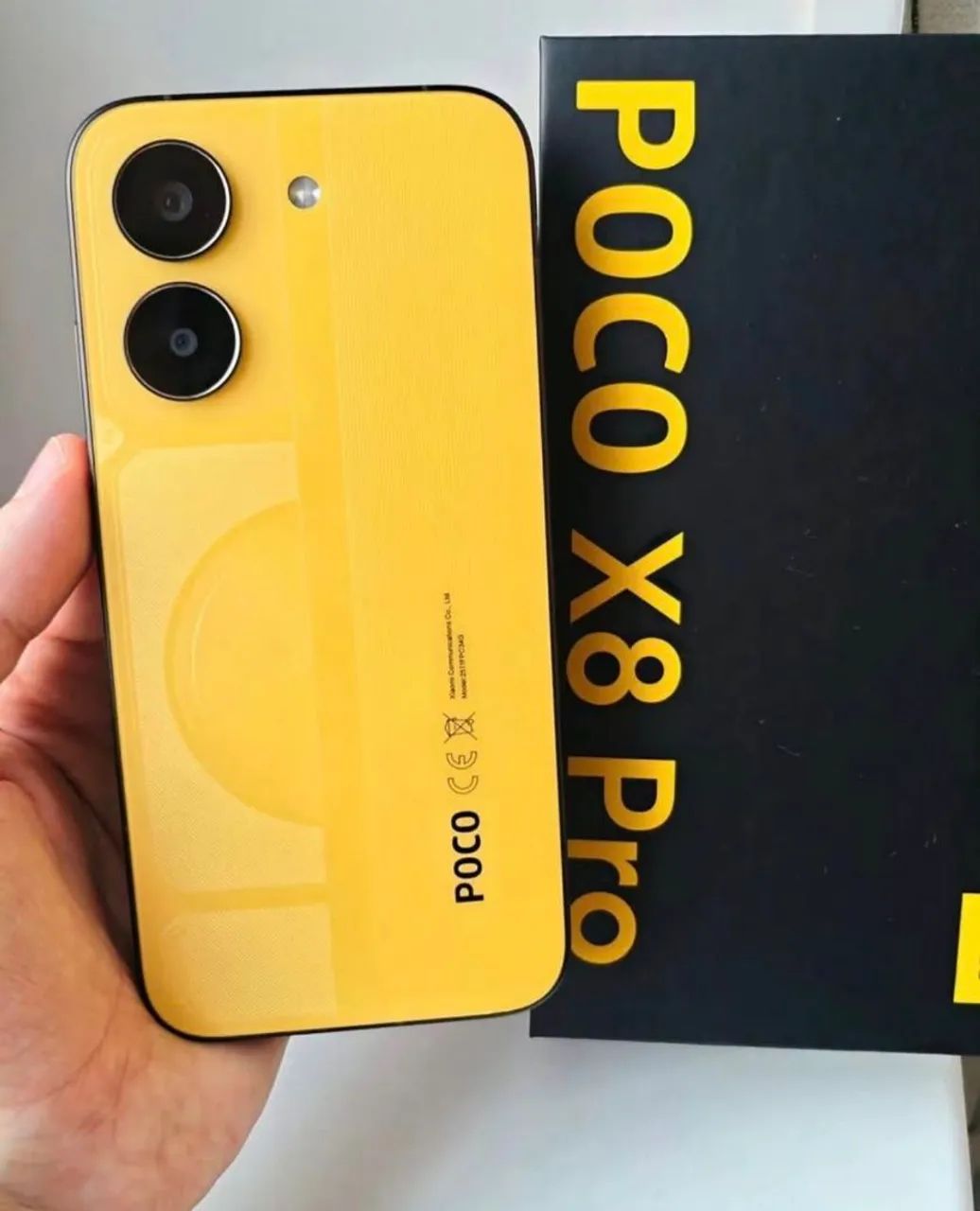 X8 pro amarelo       lançamento 
